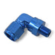 90 Degree Adapter Fitting <br> -8 AN 90 Degree Female to Male 1/4in Swivel NPT