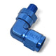 90 Degree Adapter Fitting <br> -10 AN 90 Degree Female to Male 3/8in Swivel NPT