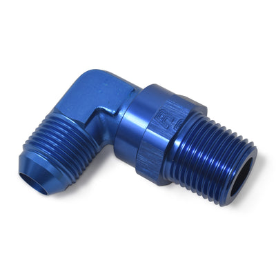 90 Degree Adapter Fitting <br> -10 AN 90 Degree Male to Male 3/8in Swivel NPT