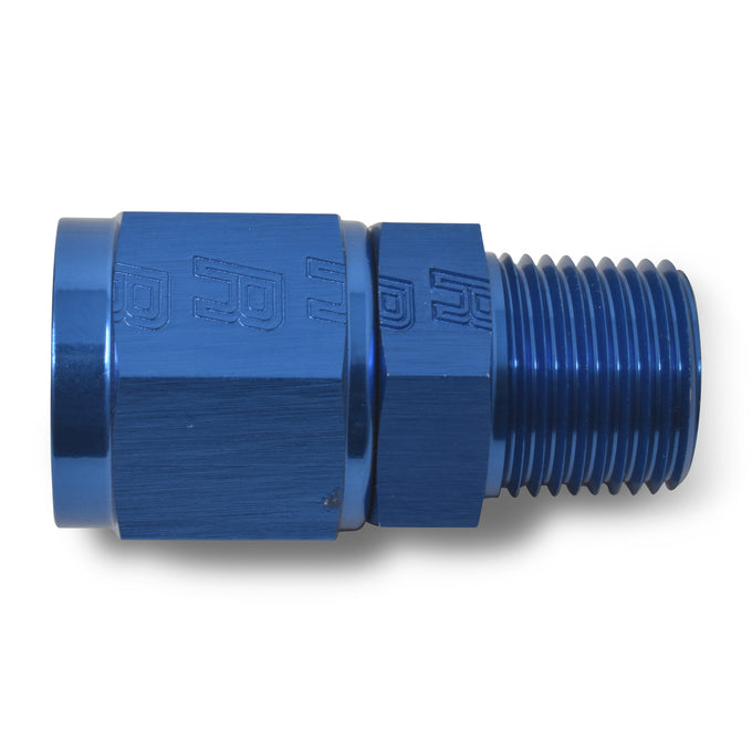 Straight Adapter Fitting <br> -6 AN Straight Female to 1/4in Male NPT