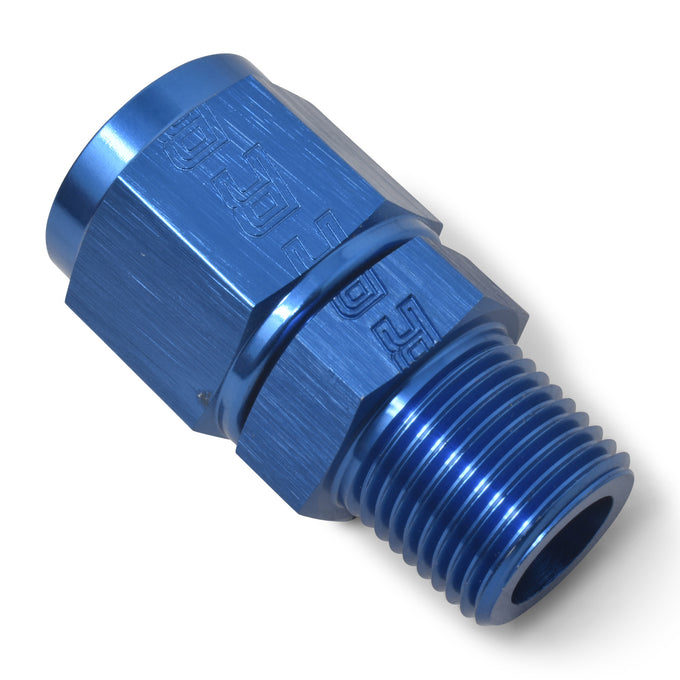 Straight Adapter Fitting <br> -6 AN Straight Female to 1/4in Male NPT