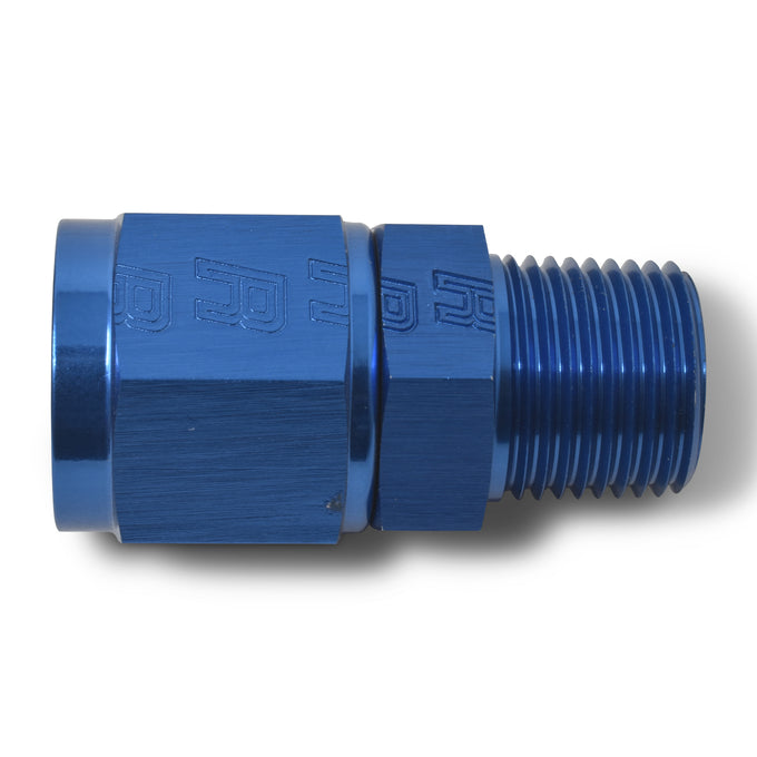 Straight Adapter Fitting <br> -8 AN Straight Female to 1/4in Male NPT