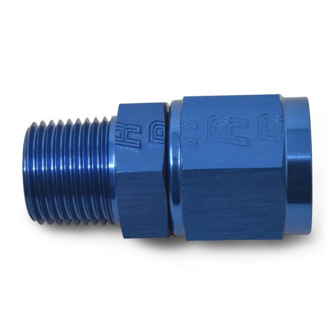 Straight Adapter Fitting <br> -8 AN Straight Female to 1/4in Male NPT