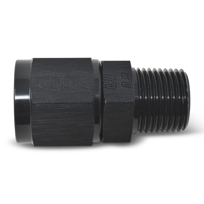 Straight Adapter Fitting <br> -8 AN Straight Female to 3/8in Male NPT