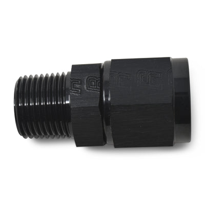 Straight Adapter Fitting <br> -8 AN Straight Female to 3/8in Male NPT