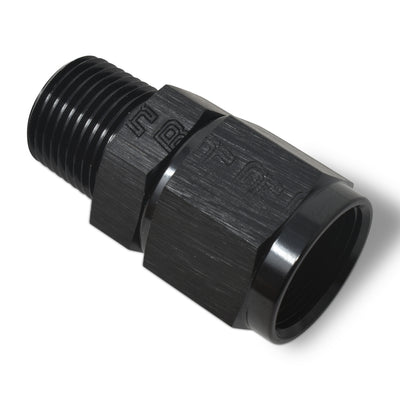 Straight Adapter Fitting <br> -8 AN Straight Female to 3/8in Male NPT