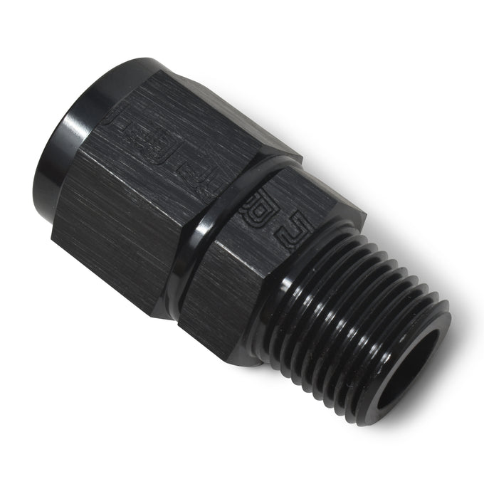 Straight Adapter Fitting <br> -8 AN Straight Female to 3/8in Male NPT