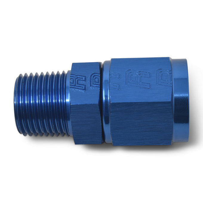 Straight Adapter Fitting <br> -8 AN Straight Female to 3/8in Male NPT