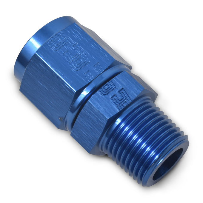 Straight Adapter Fitting <br> -8 AN Straight Female to 3/8in Male NPT