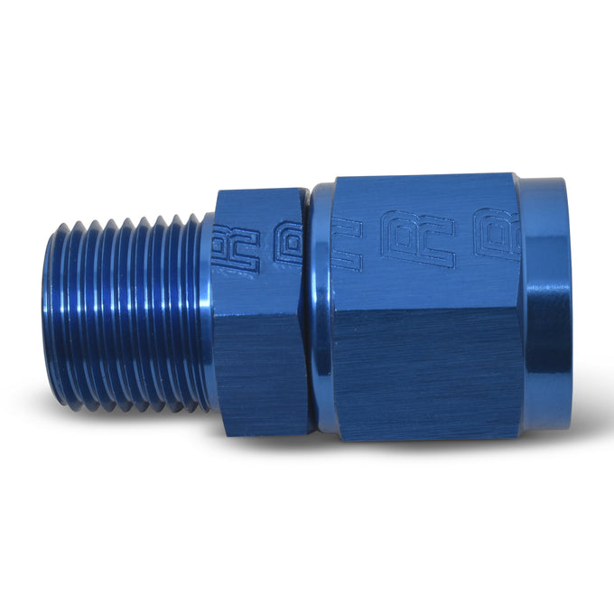 Straight Adapter Fitting <br> -6 AN Straight Female to 3/8in Male NPT