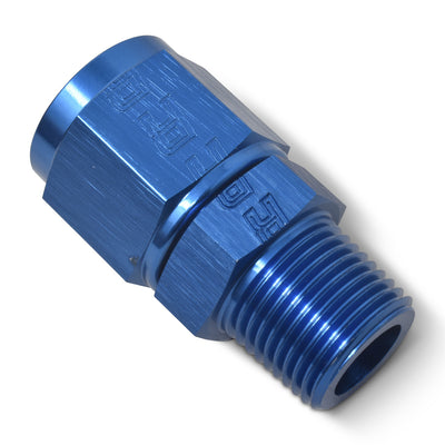Straight Adapter Fitting <br> -6 AN Straight Female to 3/8in Male NPT