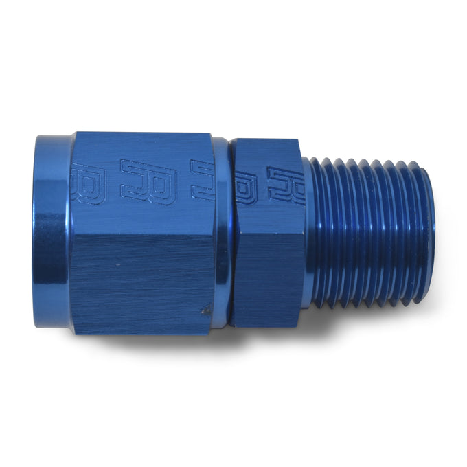 Straight Adapter Fitting <br> -8 AN Straight Female to 1/2in Male NPT