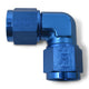 -4AN 90 Degree FemaleAN to FemaleAN Fitting <br> -4 AN 90 Degree Female AN to Female AN