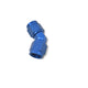 45 Degree Adapter Fitting <br> 45 Degree Feamale AN seivel to female AN swivel
