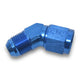 -4AN 45 Degree MaleAN to FemaleAN Fitting <br> -4 AN 45 Degree Male AN to Female AN