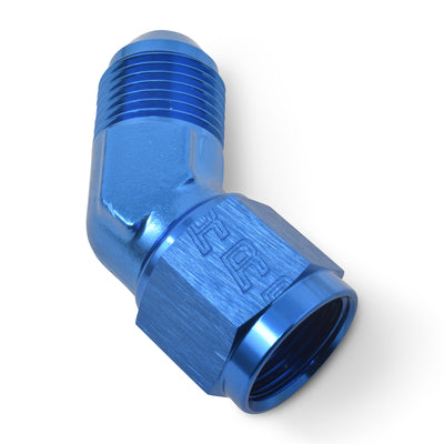 -4AN 45 Degree MaleAN to FemaleAN Fitting <br> -4 AN 45 Degree Male AN to Female AN
