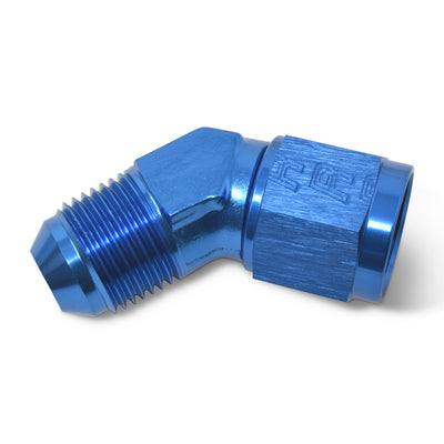 -6AN 45 Degree MaleAN to FemaleAN Fitting <br> -6 AN 45 Degree Male AN to Female AN