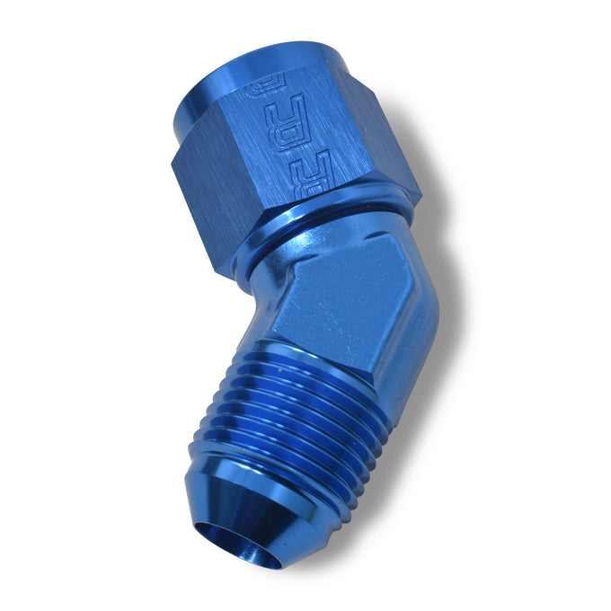 -6AN 45 Degree MaleAN to FemaleAN Fitting <br> -6 AN 45 Degree Male AN to Female AN