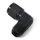 -6AN 90 Degree MaleAN to FemaleAN Fitting <br> -6 AN 90 Degree Male AN to Female AN