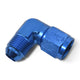 -6AN 90 Degree MaleAN to FemaleAN Fitting <br> -6 AN 90 Degree Male AN to Female AN