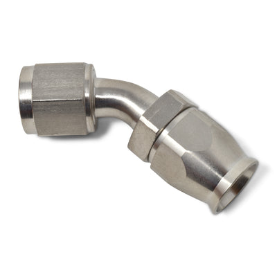 -4AN 45 Degree Hose End <br> Fitting Size: -4 AN
