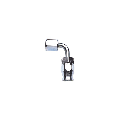-4AN 90 Degree Hose End <br> Fitting Size: -4 AN