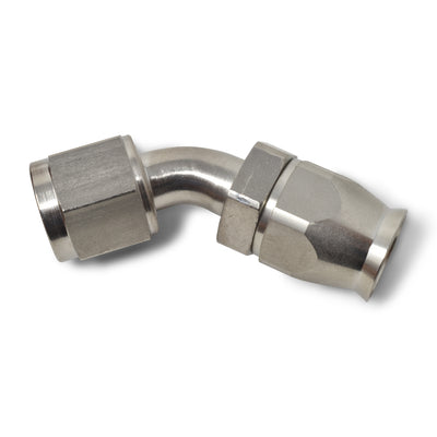 -8AN 45 Degree Hose End <br> Fitting Size: -8 AN