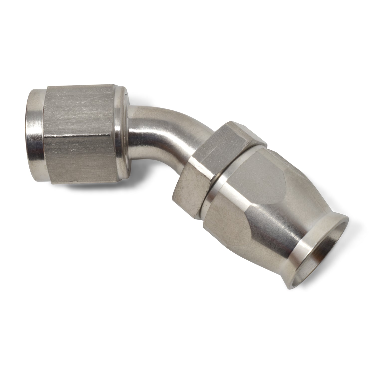 -10AN 45 Degree Hose End <br> Fitting Size: -10 AN