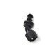-6AN 45 Degree Twist-Lok Hose End <br> Fitting Size: -6 AN