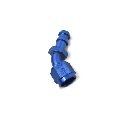 -8AN 45 Degree Twist-Lok Hose End <br> Fitting Size: -8 AN