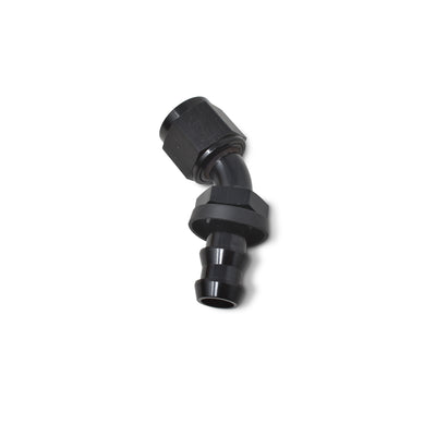 -8AN 45 Degree Twist-Lok Hose End <br> Fitting Size: -8 AN