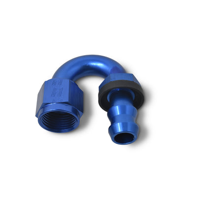 -6AN 180 Degree Twist-Lok Hose End <br> Fitting Size: -6 AN
