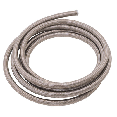 -8 AN PowerFlex Braided Stainless Steel Hose <br> Inside / Outside: 0.4375 in x 0.565 in