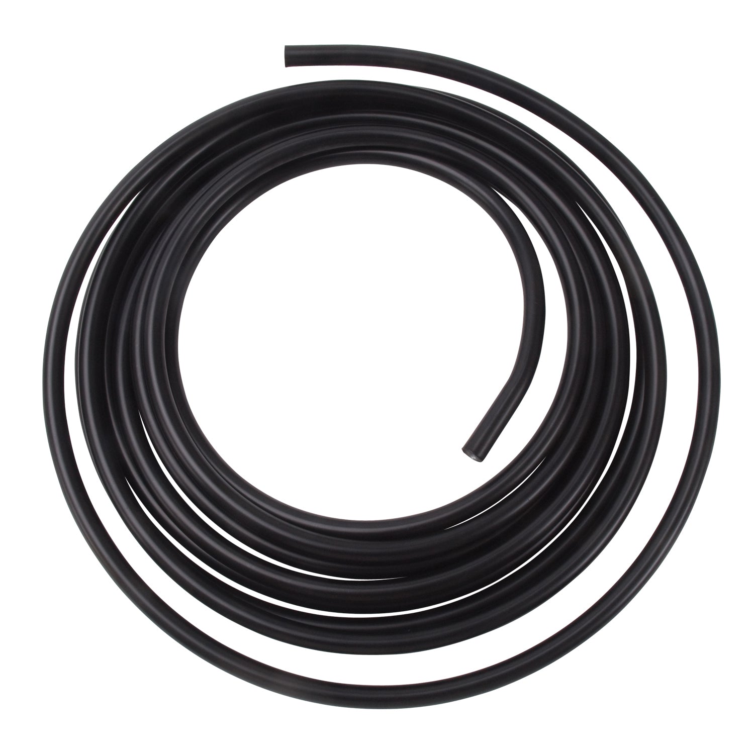 Black 3/8in Aluminum Fuel Line <br> Universal application