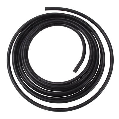 Black 1/2in Aluminum Fuel Line <br> Universal application