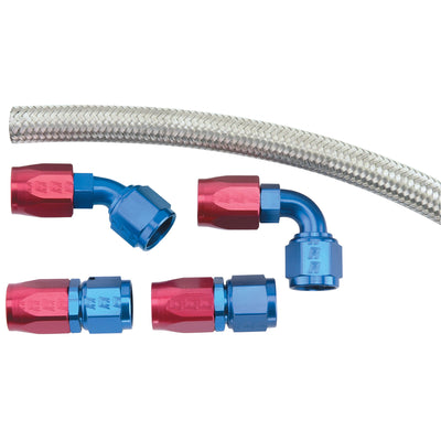 8AN ProFlex Carb Dual Inlet Kit <br> Size: -8 AN