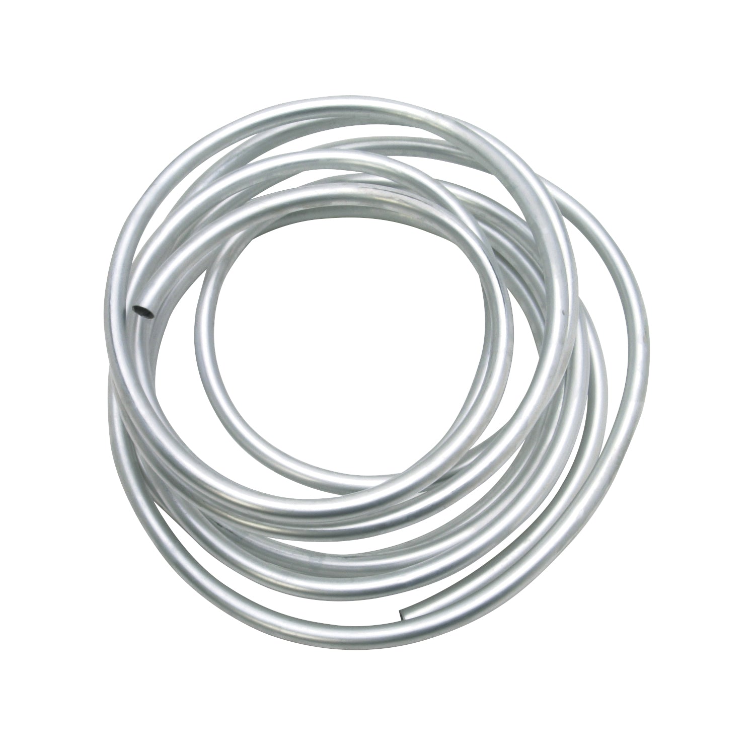 Natural 3/8in Aluminum Fuel Line <br> Universal application