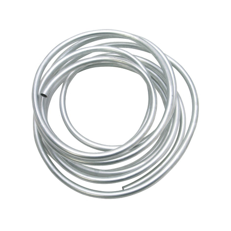 Natural 3/8in Aluminum Fuel Line <br> Universal application