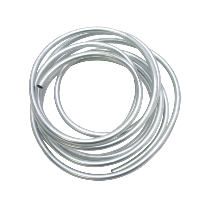 Natural 3/8in Aluminum Fuel Line <br> Universal application