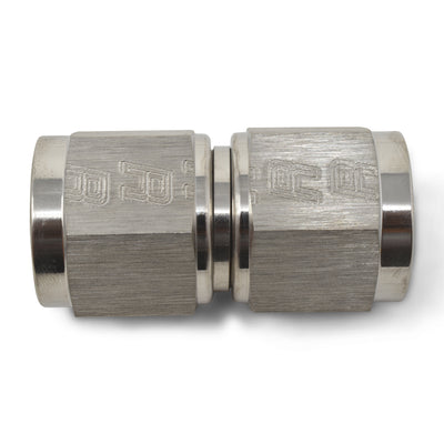 -6AN Straight Coupler Fitting <br> Fitting Size: -6 AN