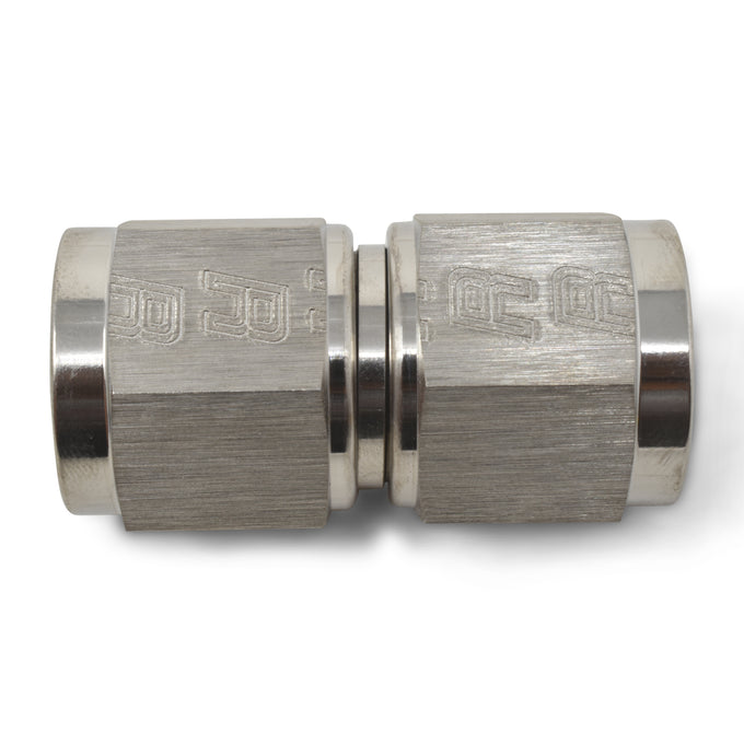 -6AN Straight Coupler Fitting <br> Fitting Size: -6 AN