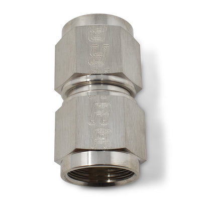 -6AN Straight Coupler Fitting <br> Fitting Size: -6 AN