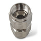 -6AN Straight Coupler Fitting <br> Fitting Size: -6 AN