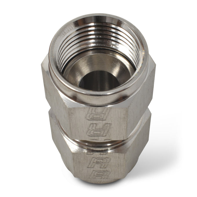 -6AN Straight Coupler Fitting <br> Fitting Size: -6 AN