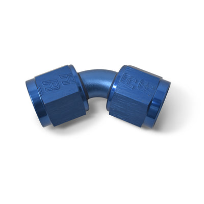 -6AN 45 Degree Coupler Fitting <br> Fitting Size: -6 AN