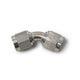 -6AN 45 Degree Coupler Fitting <br> Fitting Size: -6 AN