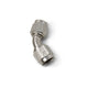 -6AN 45 Degree Coupler Fitting <br> Fitting Size: -6 AN
