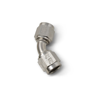-6AN 45 Degree Coupler Fitting <br> Fitting Size: -6 AN