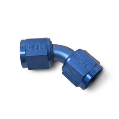-10AN 45 Degree Coupler Fitting <br> Fitting Size: -10 AN