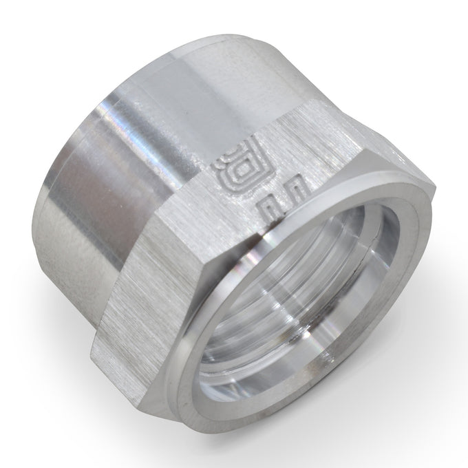 6AN Female O-Ring Seal Weld-in Bung <br> -6 AN O-Ring Seal Weld Bung 9/16in -18 SAE